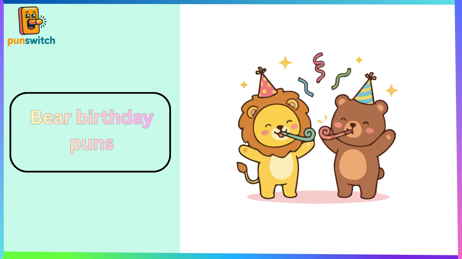 Bear birthday puns