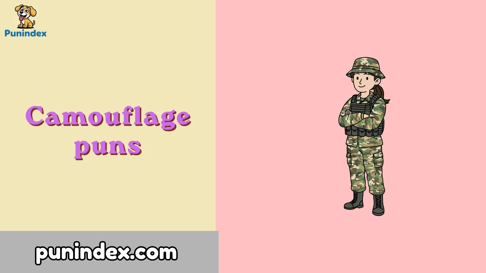 Camouflage puns